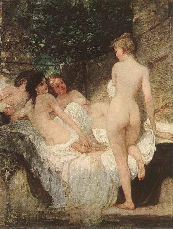 Lotz, Karoly After the Bath